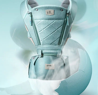 Porta-bebê com Assento de Quadril Bass Bear para Transporte Frontal